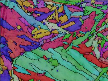 EBSD image of tool steel