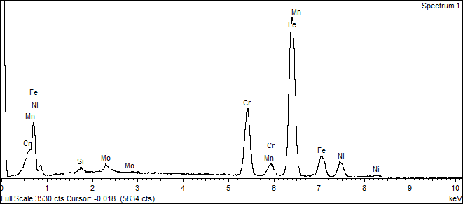 spectrum_edx_stainless steel